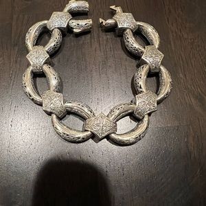 Konstantino oval link bracelet